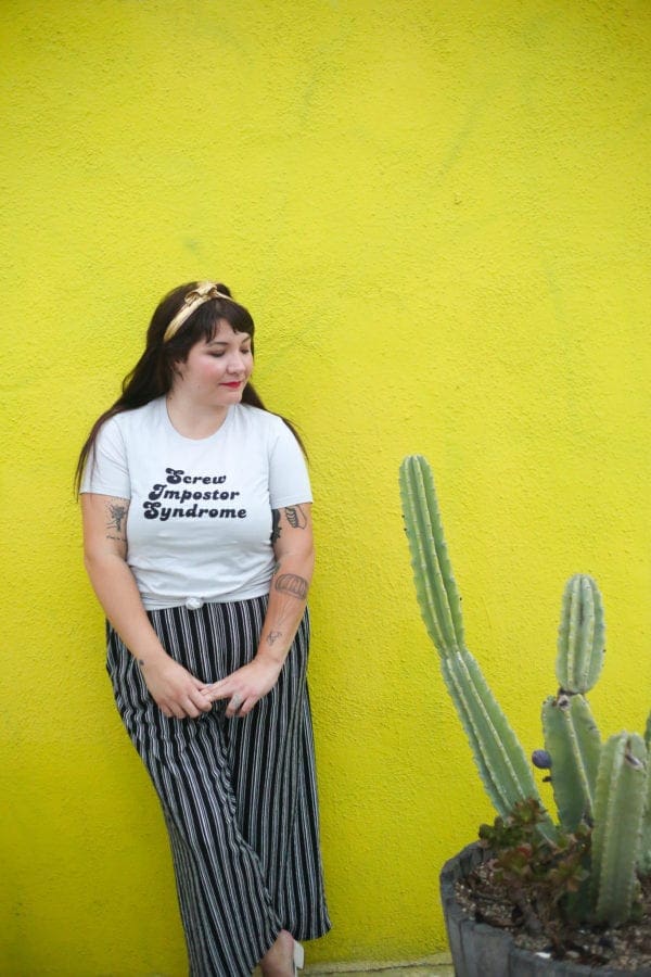 Screw Impostor Syndrome shirt from Dear Handmade Life