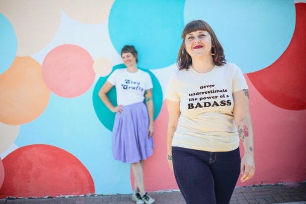 Never underestimate the power of a badass creme shirt from Dear Handmade Life