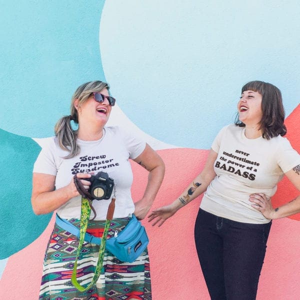 Never underestimate the power of a badass creme shirt from Dear Handmade Life