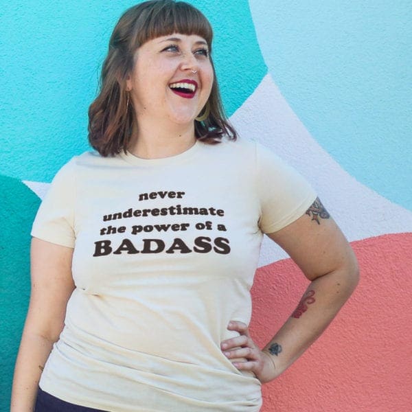 Never underestimate the power of a badass creme shirt from Dear Handmade Life